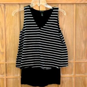 WHBM XXS black tank top